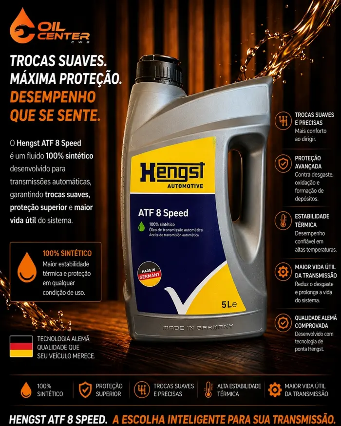 Hengst ATF 8 Speed - fluido de transmissão automática